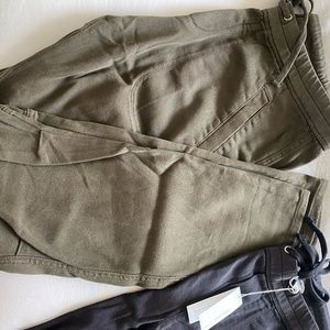 James Perse joggers (x2)